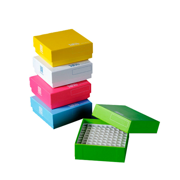 Caja Congelacion carton Colores