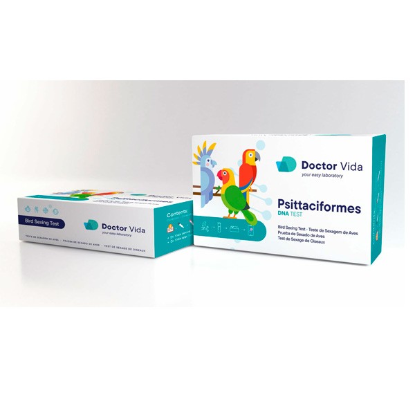Prueba de sexo en aves psitácidas Doctor Vida | Rápida y fácil